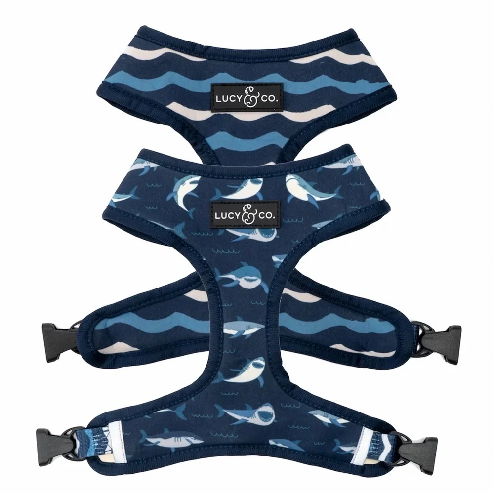 Lucy & Co. Reversible Dog Harnesses – Size Medium (Set of 2)